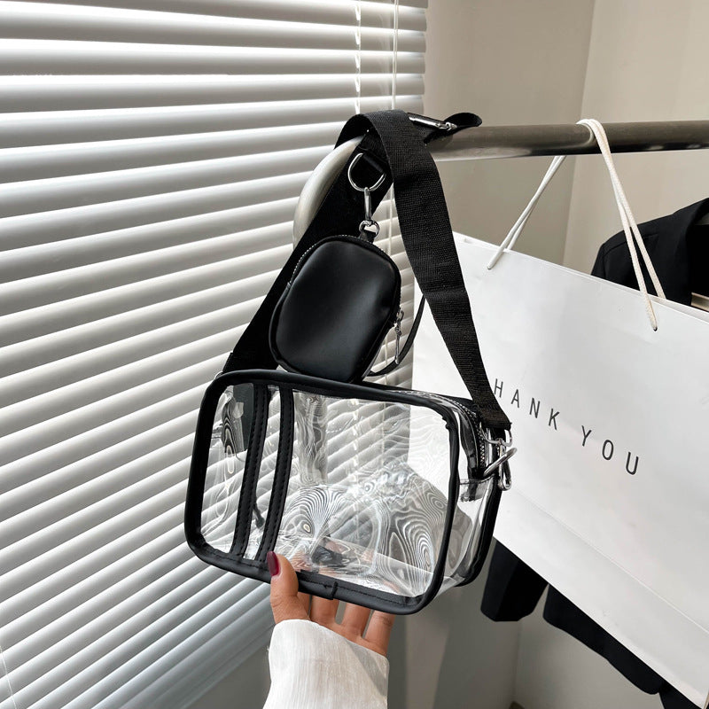 Transparent Shoulder Bag Fashion Messenger Bag