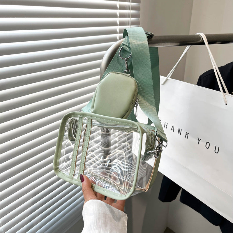 Transparent Shoulder Bag Fashion Messenger Bag