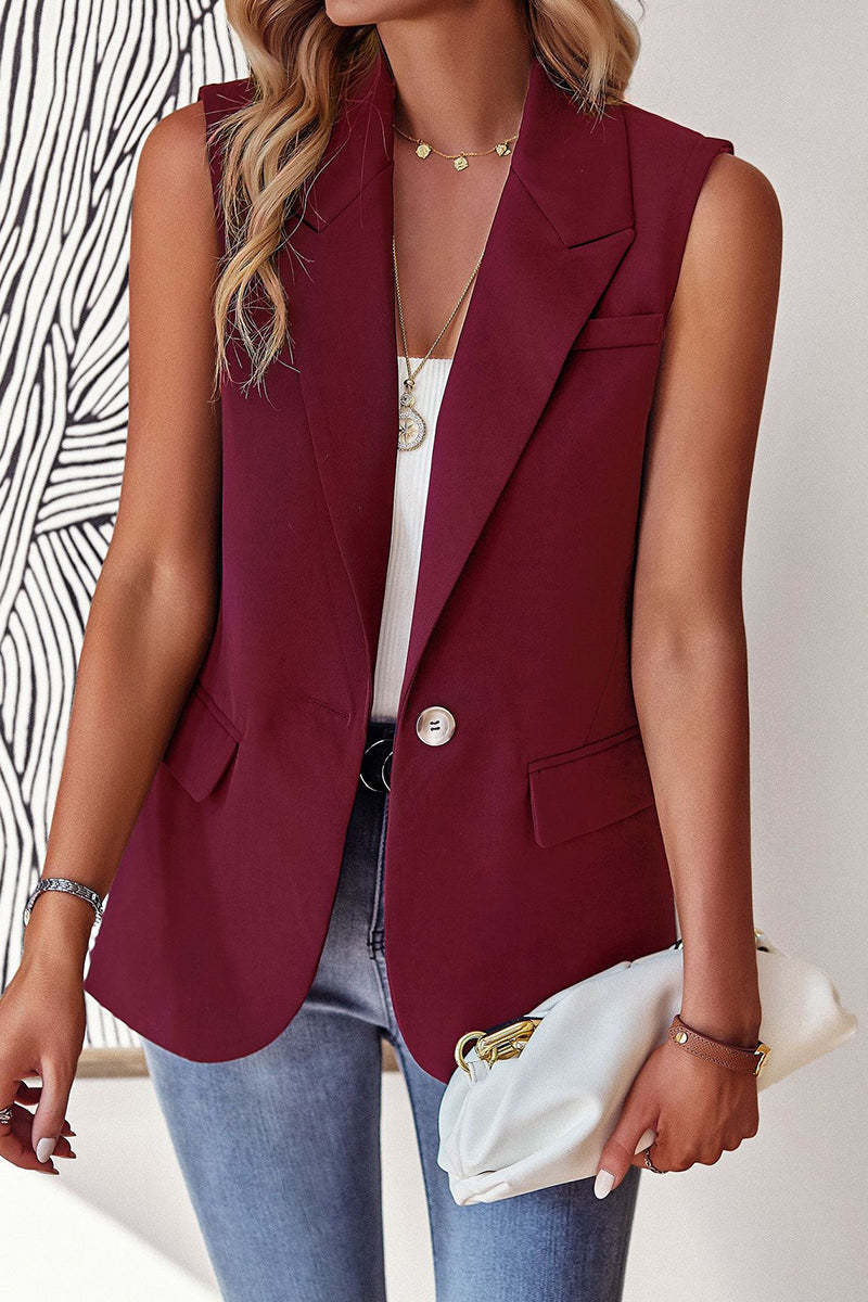Commuter Sleeveless Suit Vest