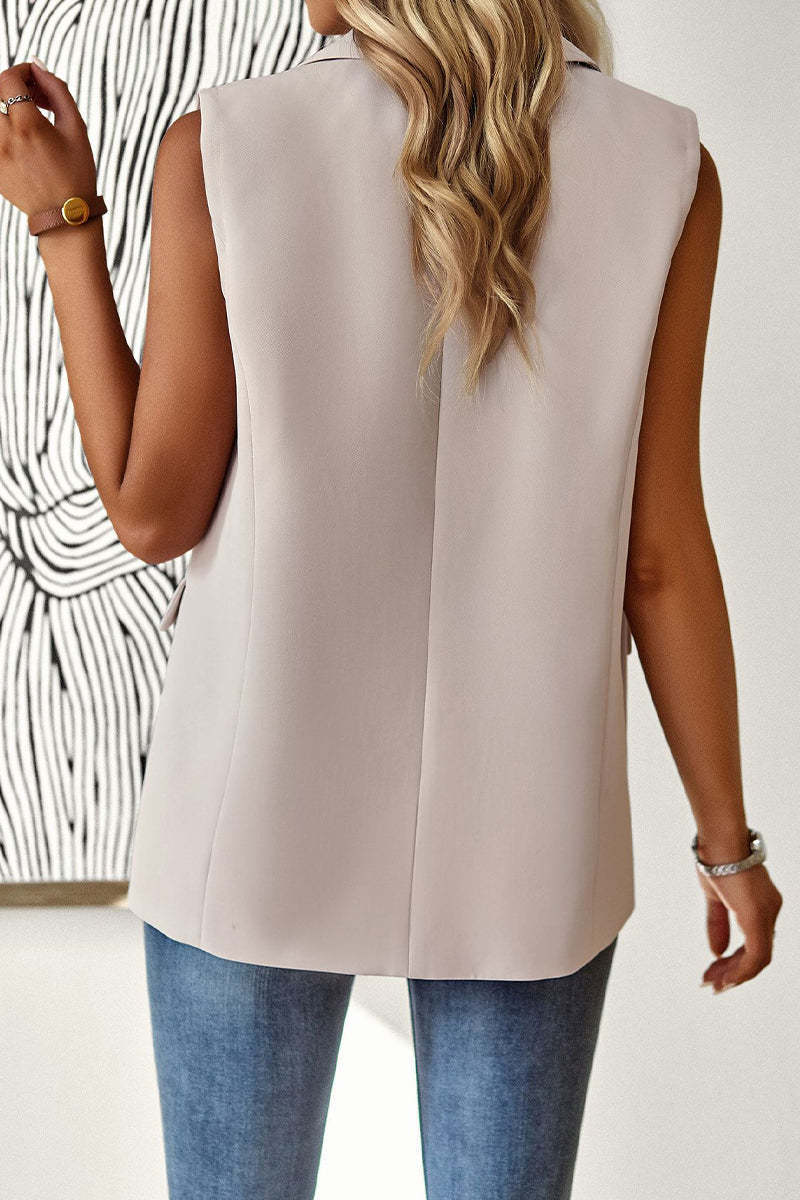 Commuter Sleeveless Suit Vest