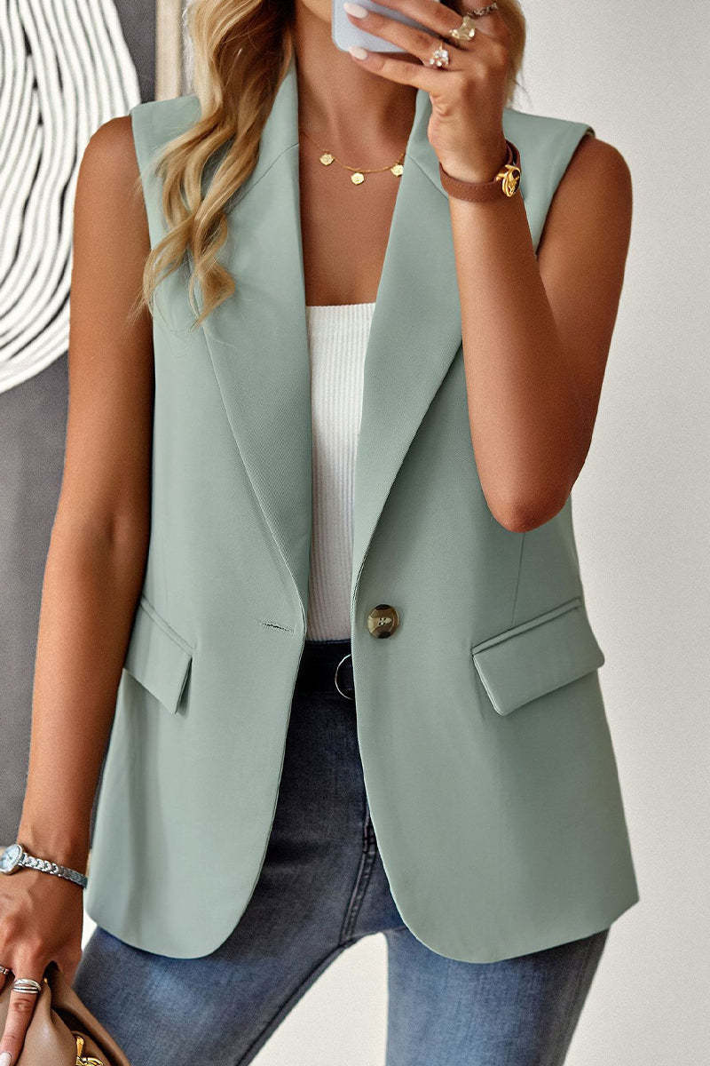 Commuter Sleeveless Suit Vest