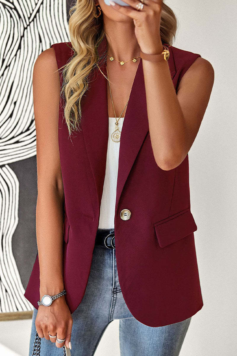 Commuter Sleeveless Suit Vest
